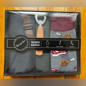 Bespoke Men's Grill Gift Box-Apron/Bottle Opener/Socks